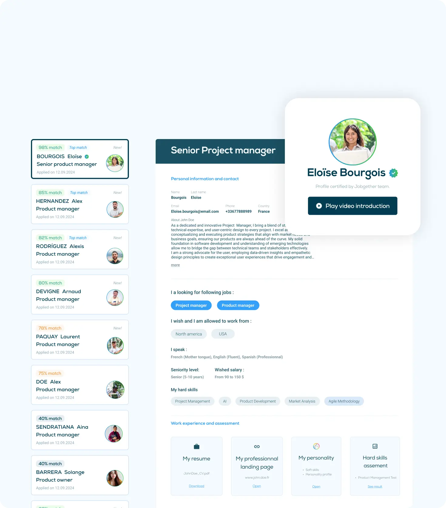 3. We screened, reviewed and ranked all your applicants